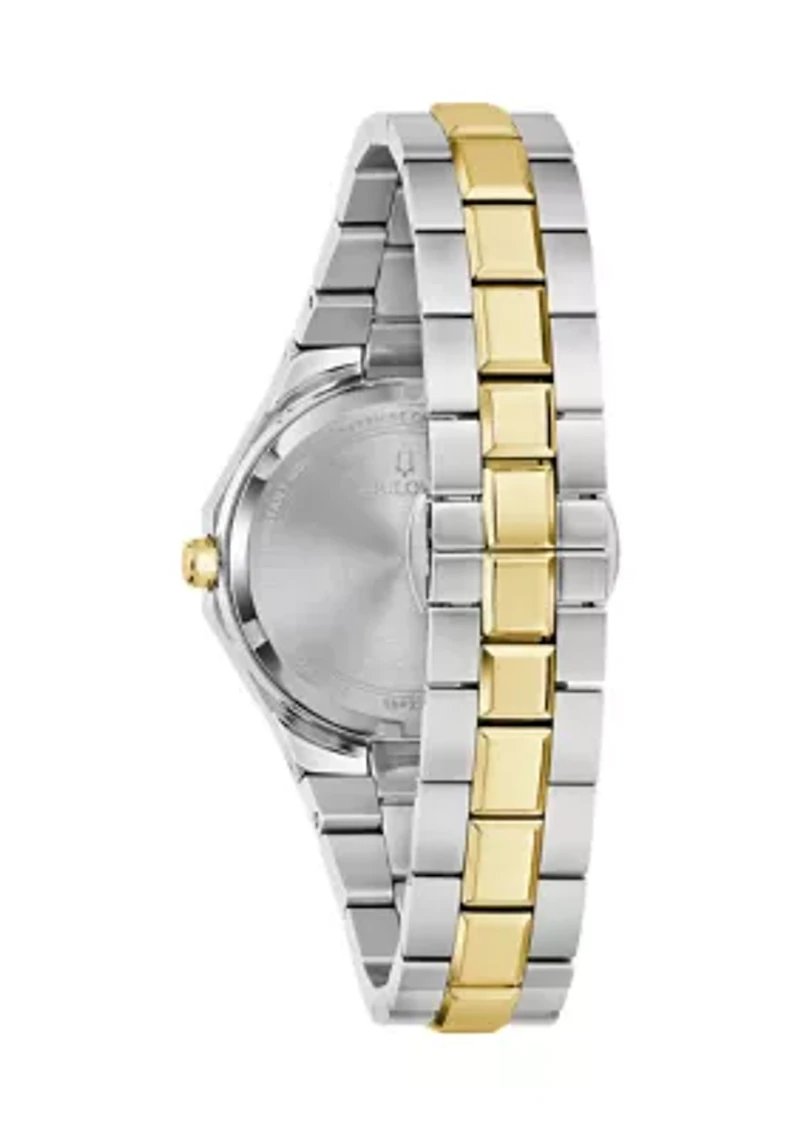Women's 32 Millimeter Classic Prestige Two-Tone Bracelet Watch