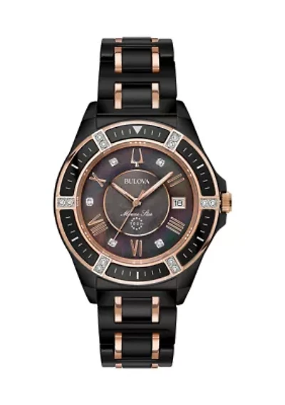 Women's Marine Star Stainless Steel & Ceramic Bracelet Watch