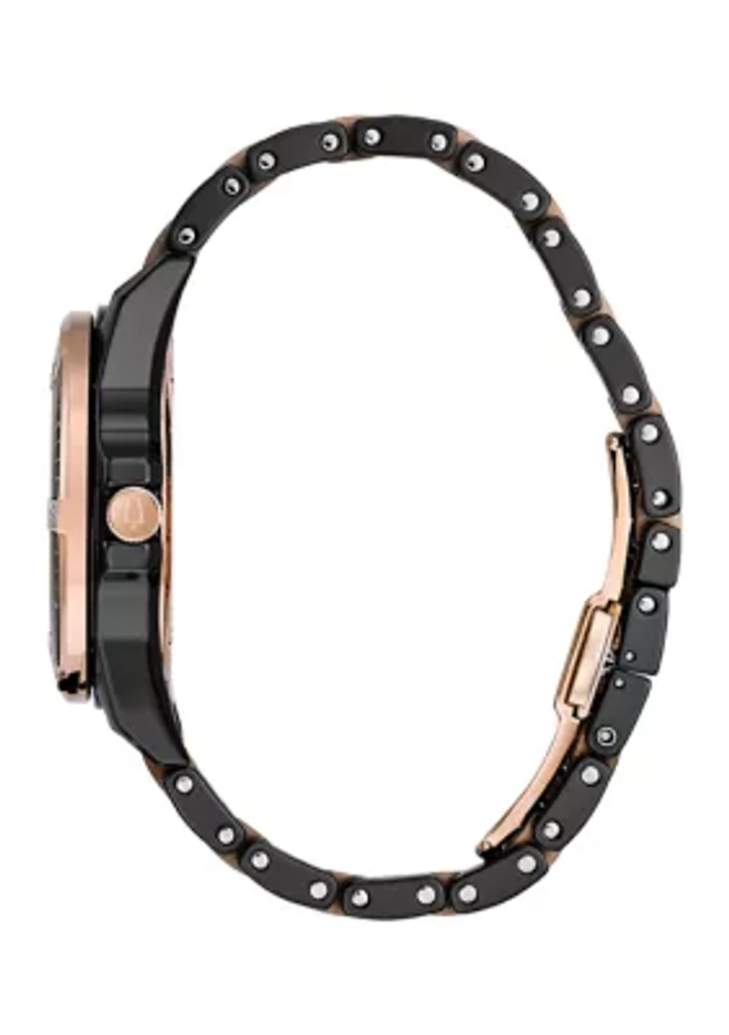 Women's Marine Star Stainless Steel & Ceramic Bracelet Watch