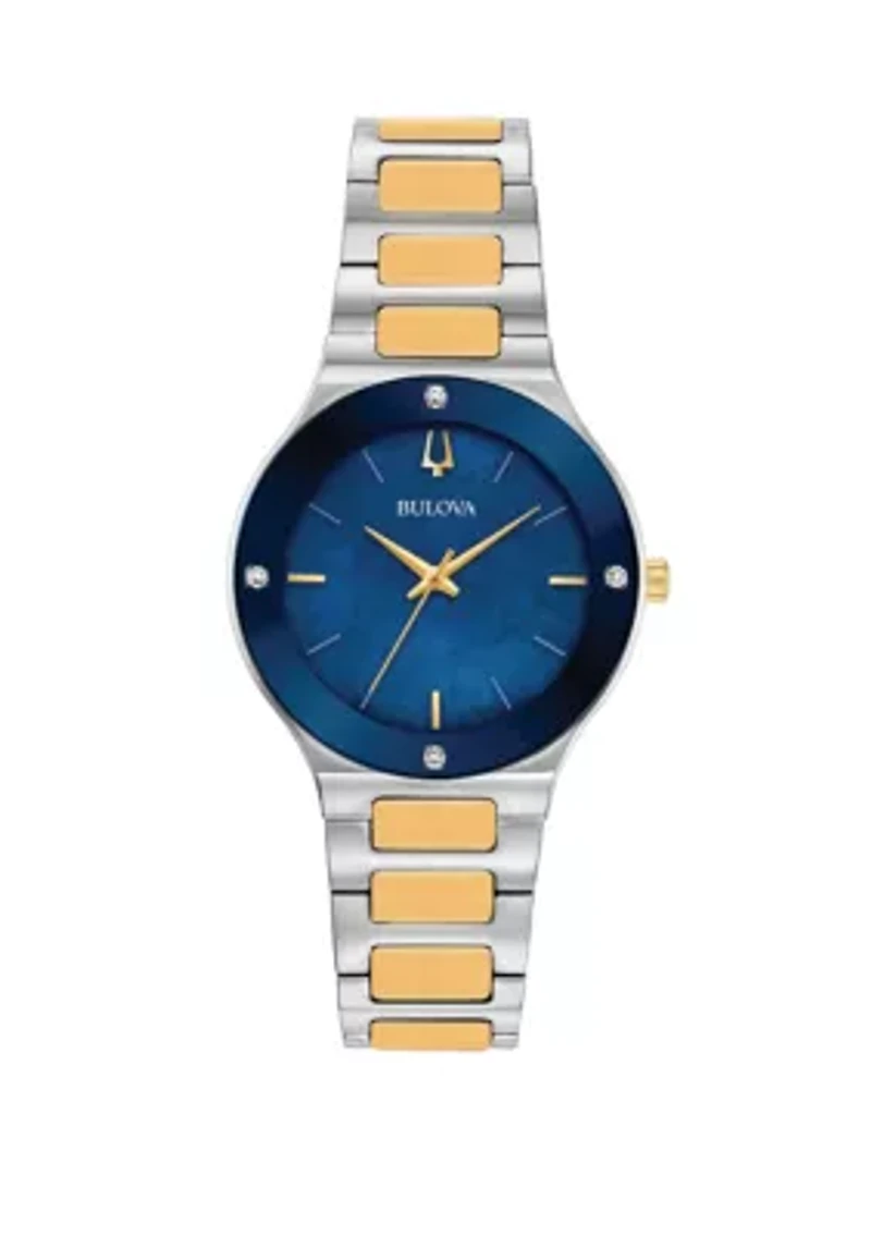2 Tone Stainless Steel Millenia Bracelet Watch
