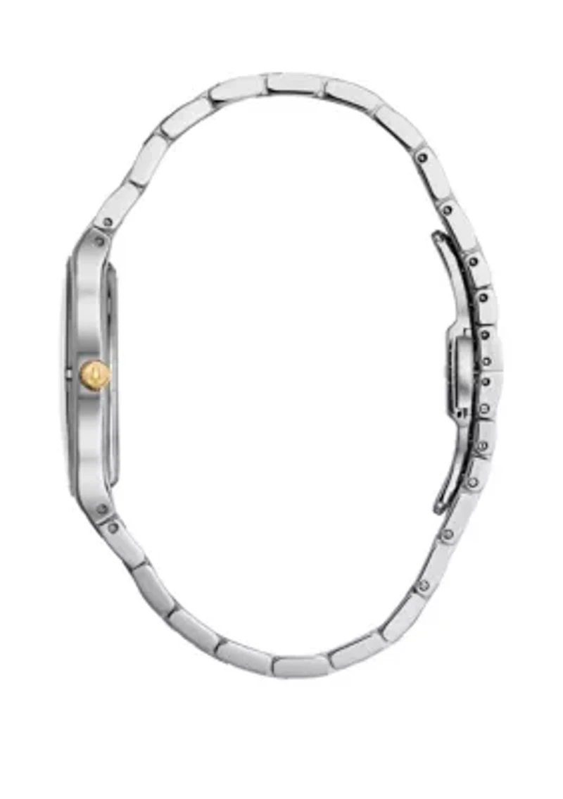 2 Tone Stainless Steel Millenia Bracelet Watch