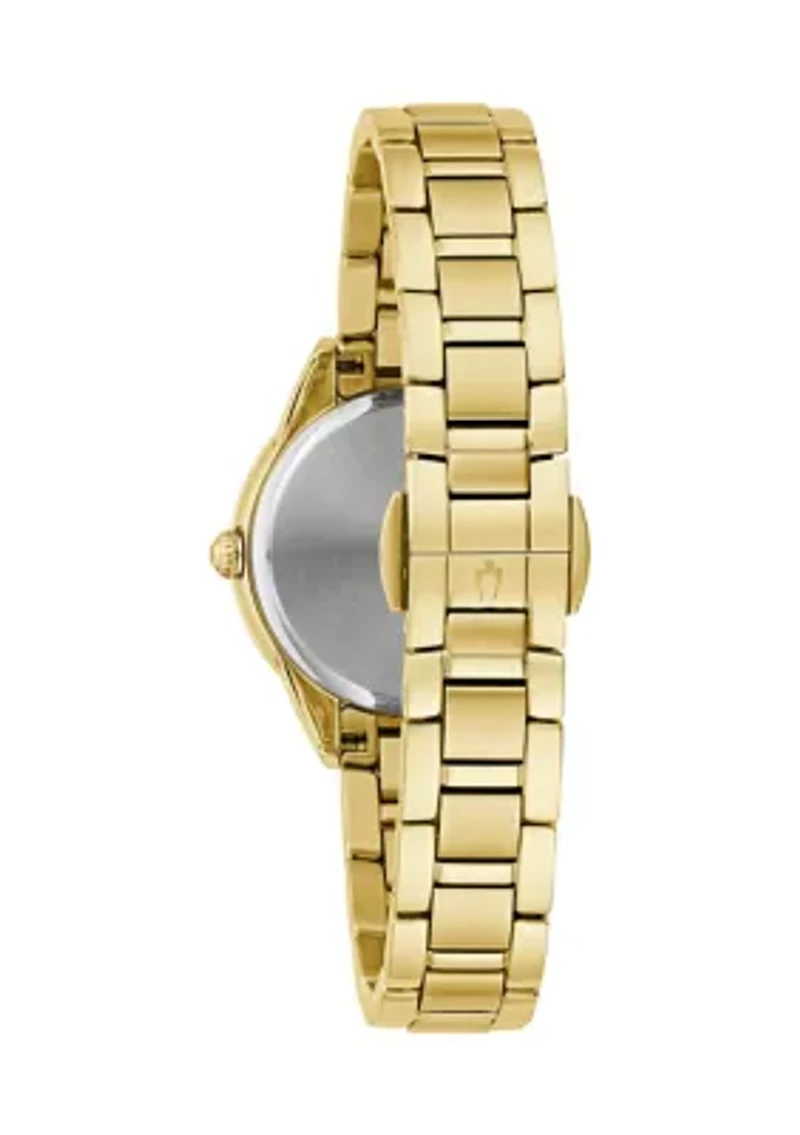 Women's 28 Millimeter Classic Sutton Gold-Tone Bracelet Watch