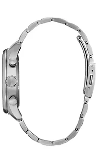 Citizen Eco-Drive Men's Garrison Chronograph Silver-tone Super Titanium™ Bracelet Watch, 44mm