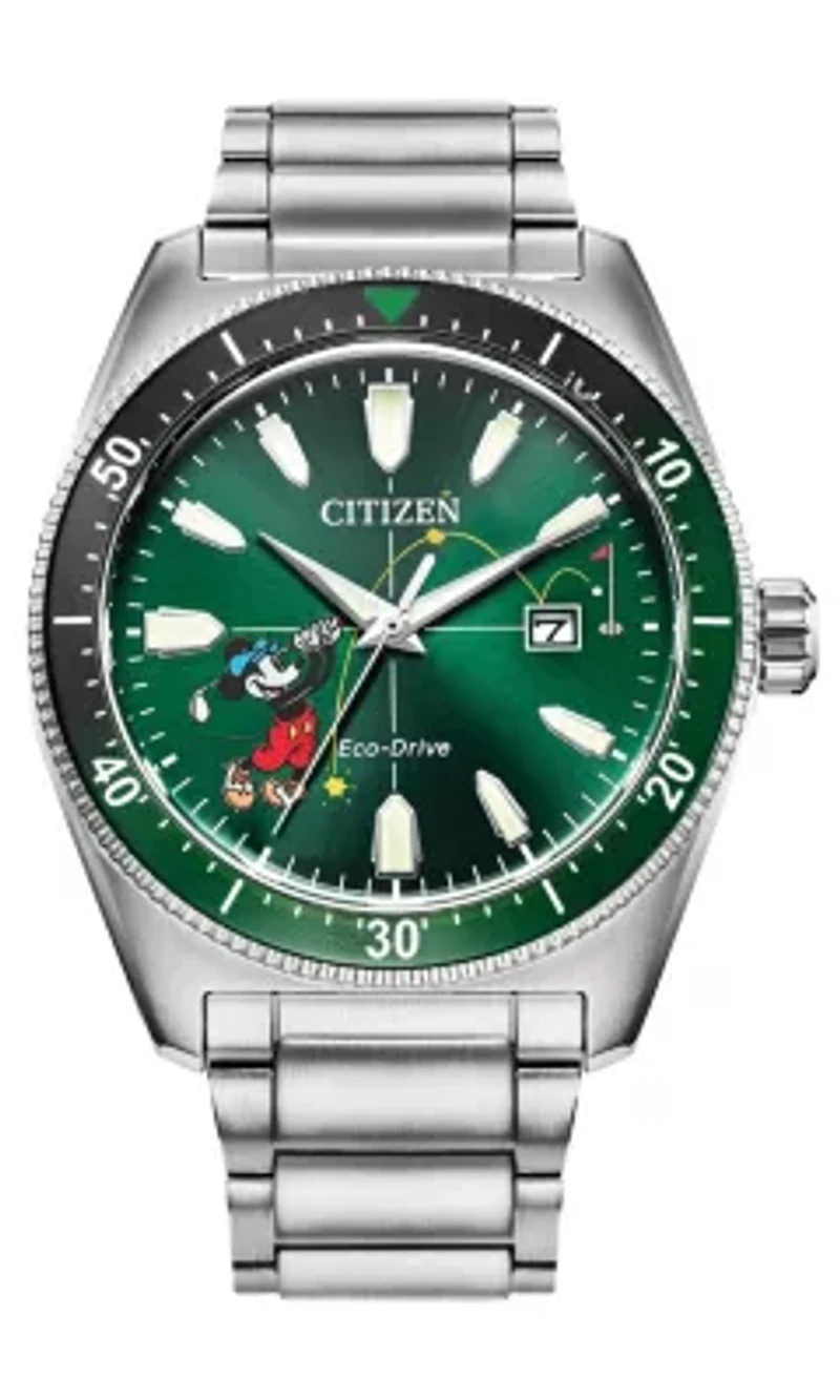Mens Disney Mickey Sport Bracelet Watch 43mm