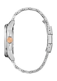 Citizen Eco-Drive Men's Sport Luxury Two-Tone Stainless Steel Bracelet Watch, 42mm