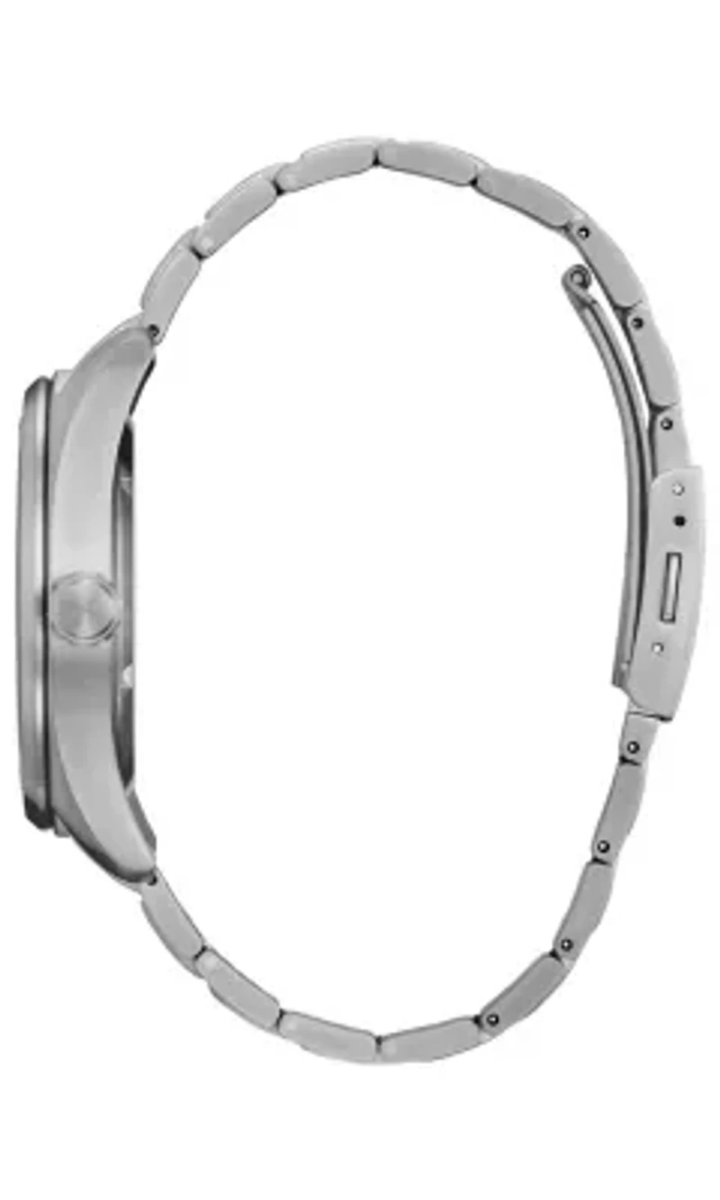 Citizen Eco-Drive Men's Garrison Silver-tone Super Titanium™ Bracelet Watch, 42mm