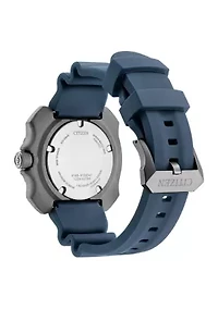 Citizen Eco-Drive Men's Promaster Dive Camo Dial Blue Strap Watch, 47mm