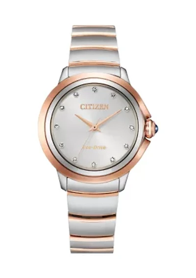 Women's Ceci Two Tone Stainless Steel Bracelet Watch