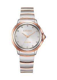 Women's Ceci Two Tone Stainless Steel Bracelet Watch