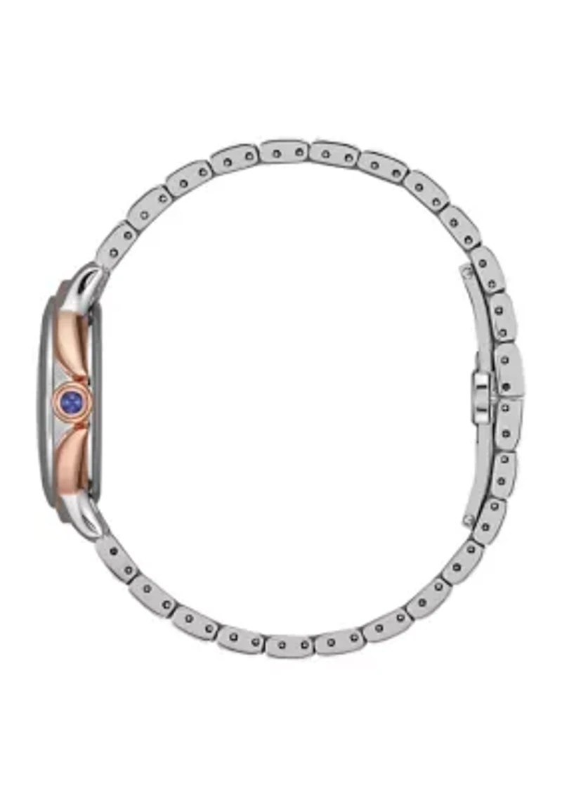 Women's Ceci Two Tone Stainless Steel Bracelet Watch
