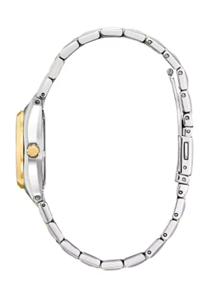 Eco-Drive Women's Corso Two Tone Stainless Steel Bracelet Watch - 28 Millimeter