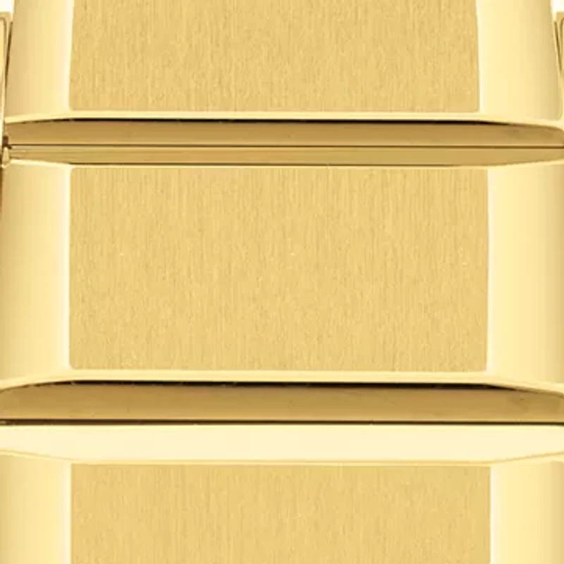 Gold-Tone Stainless Steel Sapphire Bracelet Watch