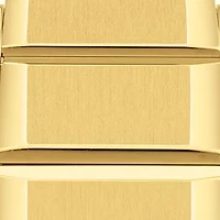 Gold-Tone Stainless Steel Sapphire Bracelet Watch