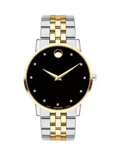 Two-Tone Stainless Steel Museum Classic Bracelet Watch