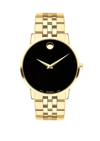 Yellow Gold PVD-Finished Stainless Steel Museum Classic Bracelet Watch