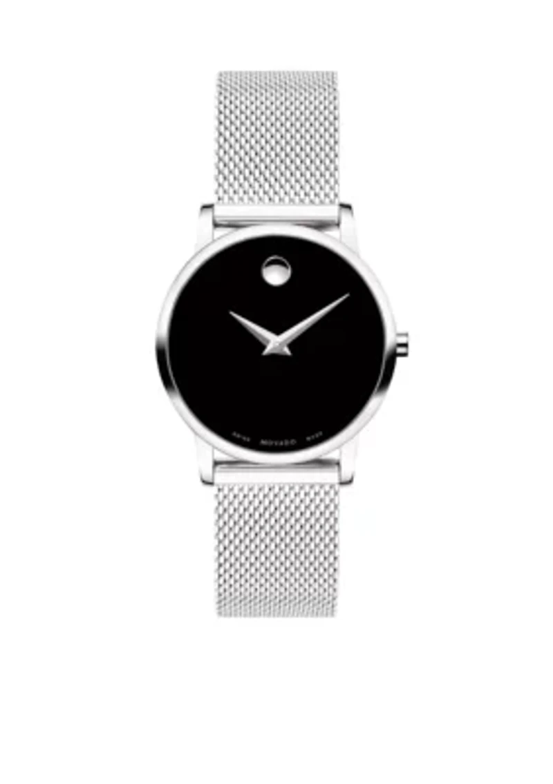 Women's Stainless Steel Classic Museum Mesh Bracelet Watch