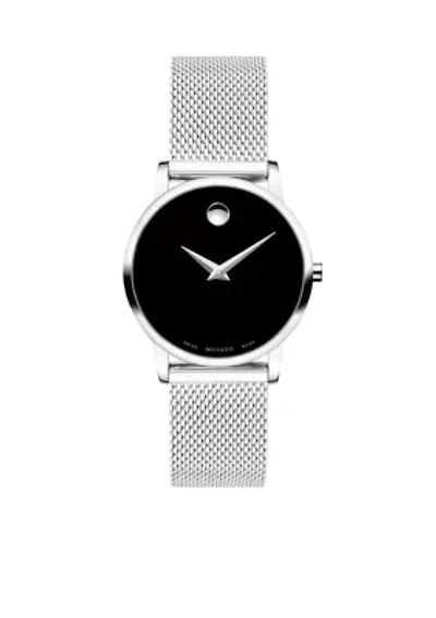 Women's Stainless Steel Classic Museum Mesh Bracelet Watch