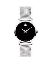 Women's Stainless Steel Classic Museum Mesh Bracelet Watch