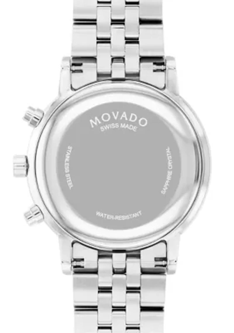 Men's Core Museum Classic Chrono Sterling Silver Bracelet