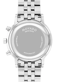 Men's Core Museum Classic Chrono Sterling Silver Bracelet