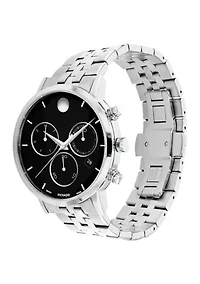Men's Core Museum Classic Chrono Sterling Silver Bracelet