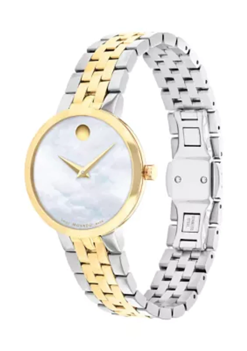 Core Museum Classic Multilink Two Tone Watch 