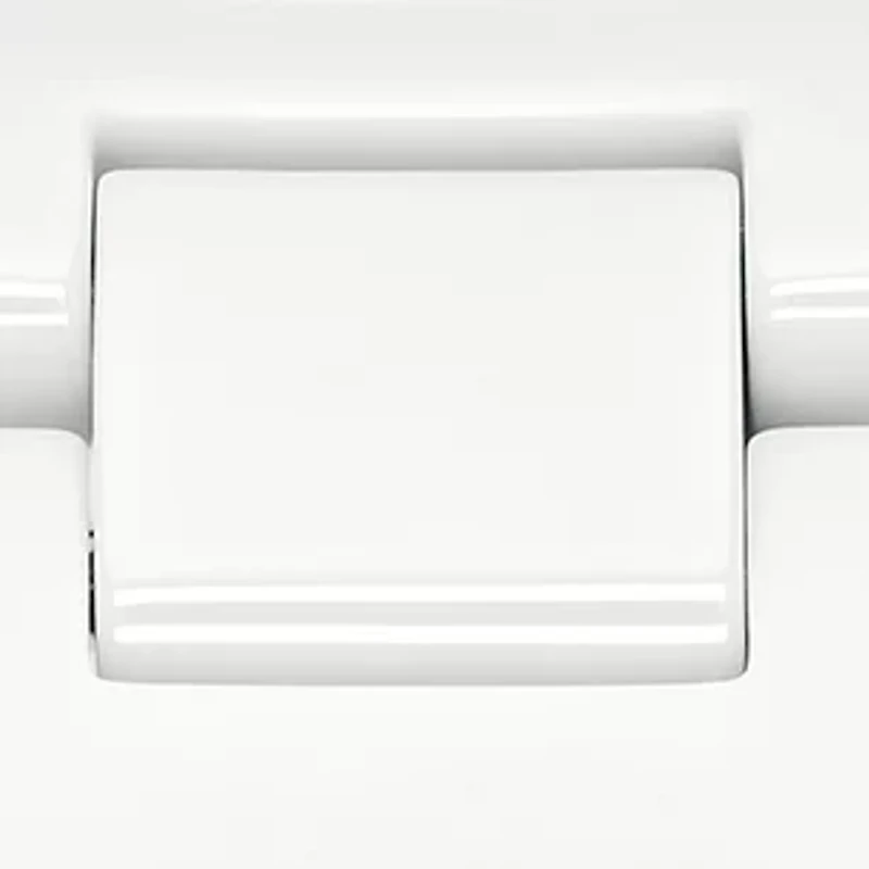 Bold White Ceramic and Stainless Steel Bracelet Watch