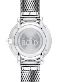 Women's Stainless Steel BOLD Mesh Bracelet Watch