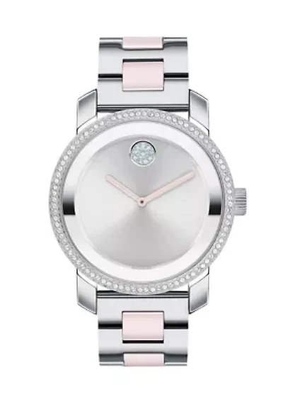 Silver Dial Bracelet Watch 