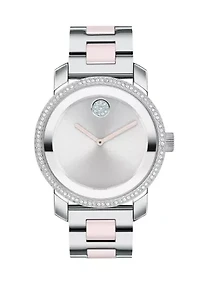 Silver Dial Bracelet Watch 