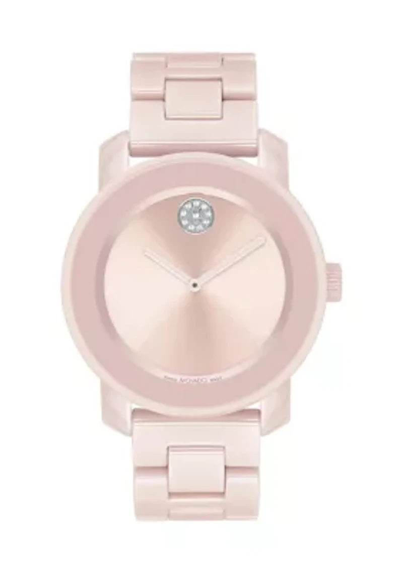 Bold Iconic Metals Blush Watch
