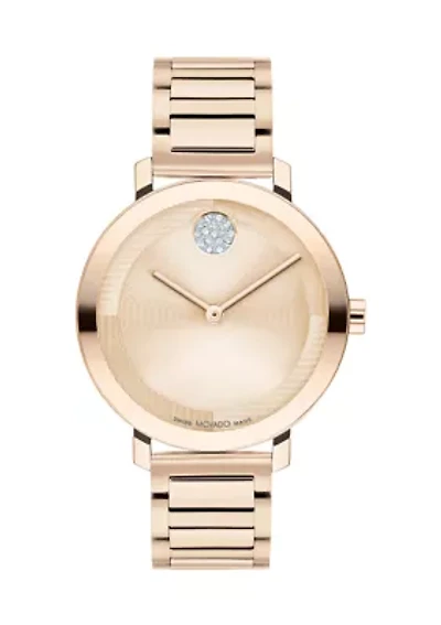 Women's Bold Evolution 2 Rose Gold Bracelet Watch
