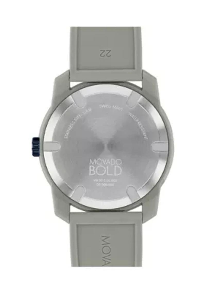 Men's Bold TR90 Gray Strap Watch