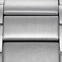 Men's Stainless Steel Dress Watch with Day and Date Subdial