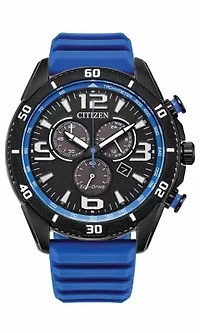 Citizen Mens Sport Casual Brycen Blue Strap Watch 44.8mm