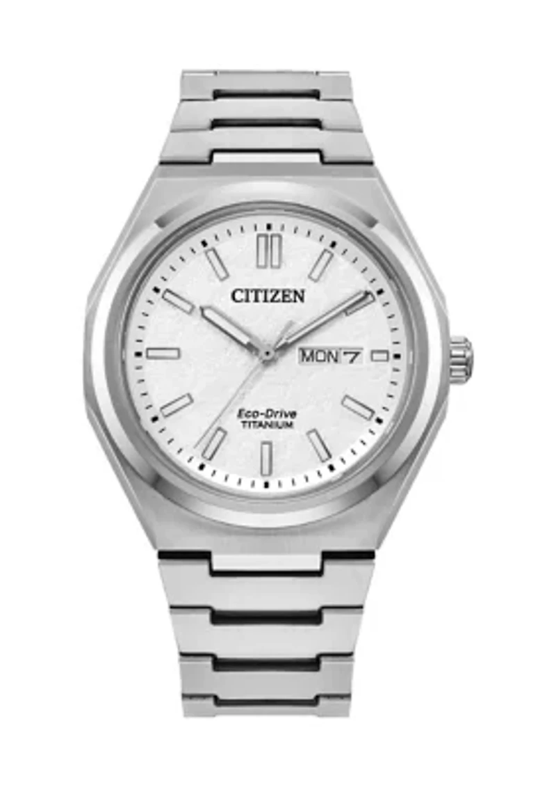 Citizen Men's  Zenshin Super Titanium Bracelet Watch 39.5 mm