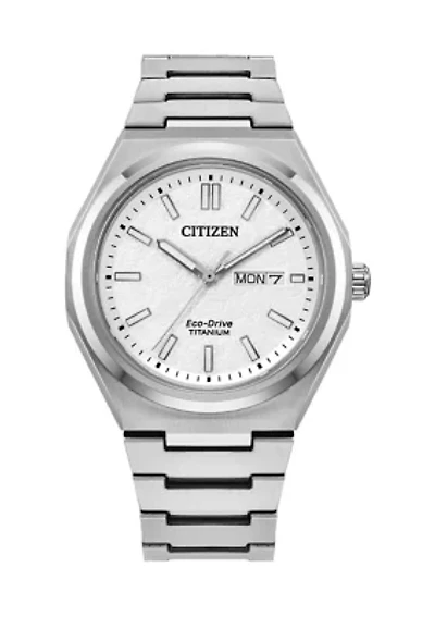 Citizen Men's  Zenshin Super Titanium Bracelet Watch 39.5 mm