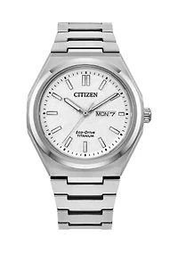 Citizen Men's  Zenshin Super Titanium Bracelet Watch 39.5 mm