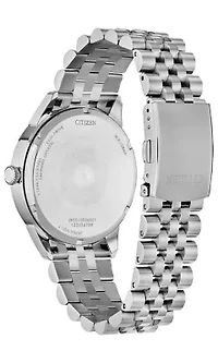 Citizen Mens Dress/Classic Eco Rolan Silver-Tone Bracelet Watch 40.5mm