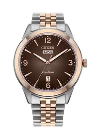 Men's Classic Rolan Two-Tone Bracelet Watch, 40.5 mm