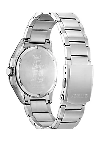 Citzen Men's Star Wars Luke and Vander Duel Silver-tone Stainless Steel Bracelet Watch, 41mm