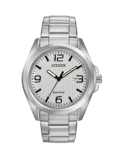 Garrison Men's Silver Tone Bracelet Watch