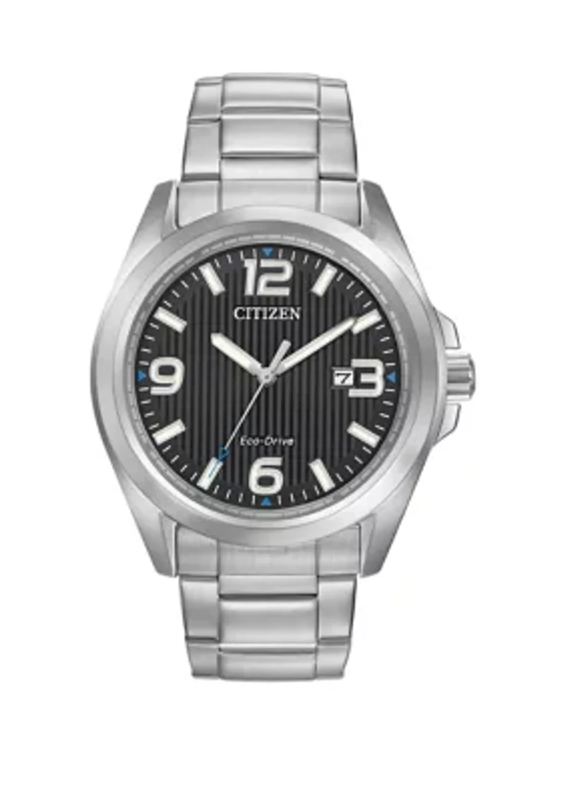 Men's Garrison Silver Tone Bracelet Watch