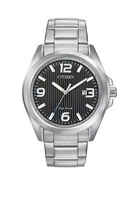 Men's Garrison Silver Tone Bracelet Watch