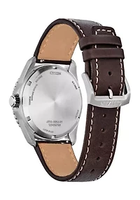 Men's Sport Casual Brycen Silver Tone Super Titanium Bracelet Watch 
