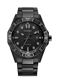 Citizen Men's  Brycen Black Stainless Steel Bracelet Watch 42mm