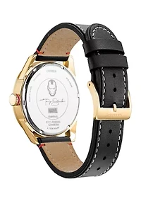 Citizen Eco-Drive Men's Marvel Tony Stark Black Strap Watch, 43mm