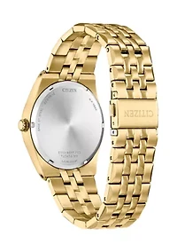 Men's Dress Classic Corso Gold Tone Stainless Steel Bracelet Watch 