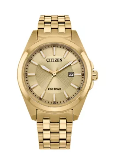 Men's Classic Peyton Gold Tone Stainless Steel Bracelet Watch 