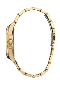 Men's Classic Peyton Gold Tone Stainless Steel Bracelet Watch 